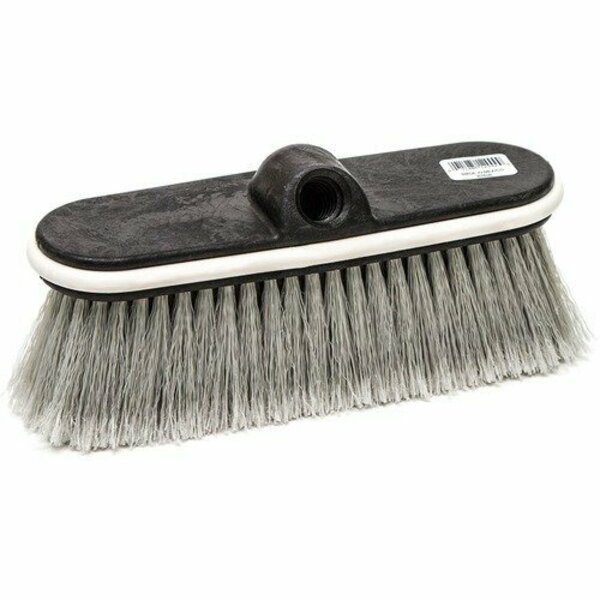 Bsc Preferred Genuine Joe Scrub Brush, f/Wall/Window/Car, 10inW, 2-3/8inL Trim, Gray GJO18410